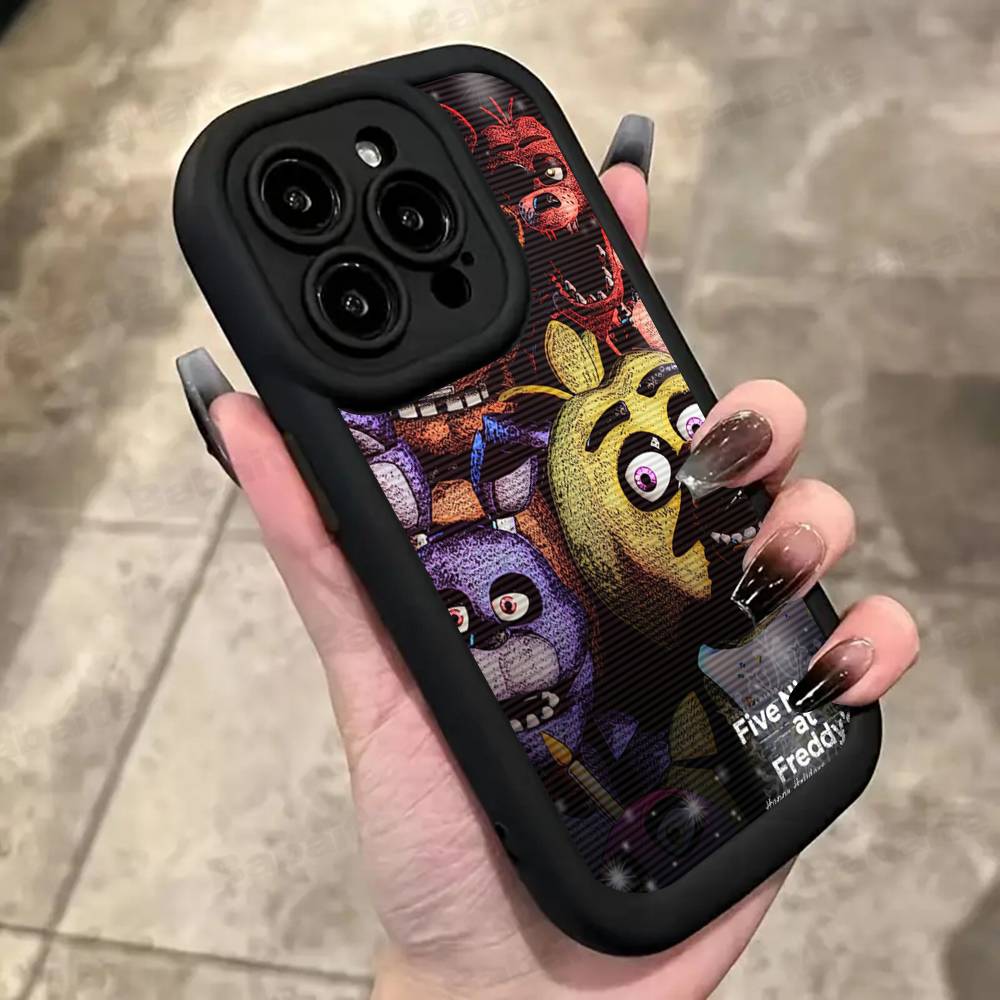 Чехол для телефона Five Nights At Freddys Для IPhone 16 15 14 Plus 13 12 11 17 Pro Max Pro Мягкий чехол