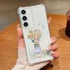 Чехол для телефона с красочными цветами для Samsung Galaxy S25 Edge S24 FE S25 S24 S23 S22 Ultra A36 A56 A16 A55 A54 A15 5G Прозрачный ТПУ чехол