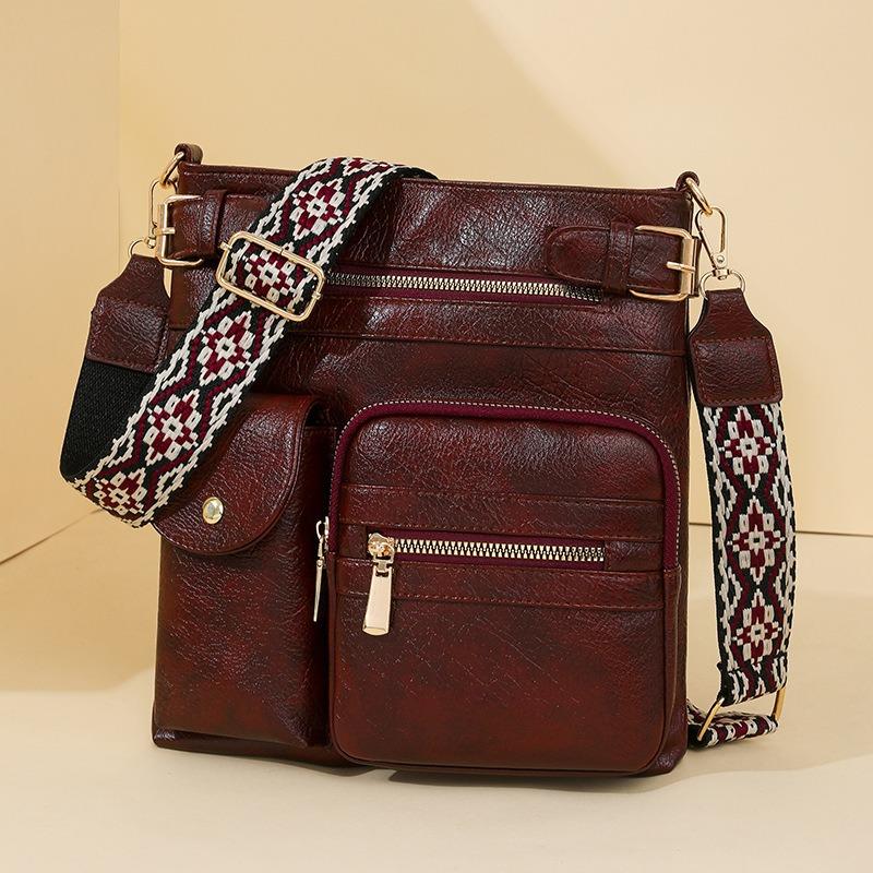 Сумка женская весенняя из искусственной кожи, новая, мягкая кожа, простая на плечо, сумка-мессенджер, модная, большая вместимость, рюкзак женский