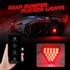 1Pc Car Triangle Lights Rear Brake Light Stop Safety Remote Lamp For Jdm Bba 12V