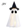 Party Decorations for Halloween Ghost Decoration, Light-Up with Witch Hat/Bow, Decoration Spooky Standing Decor Porch Yard Outdoor Ghost-themed