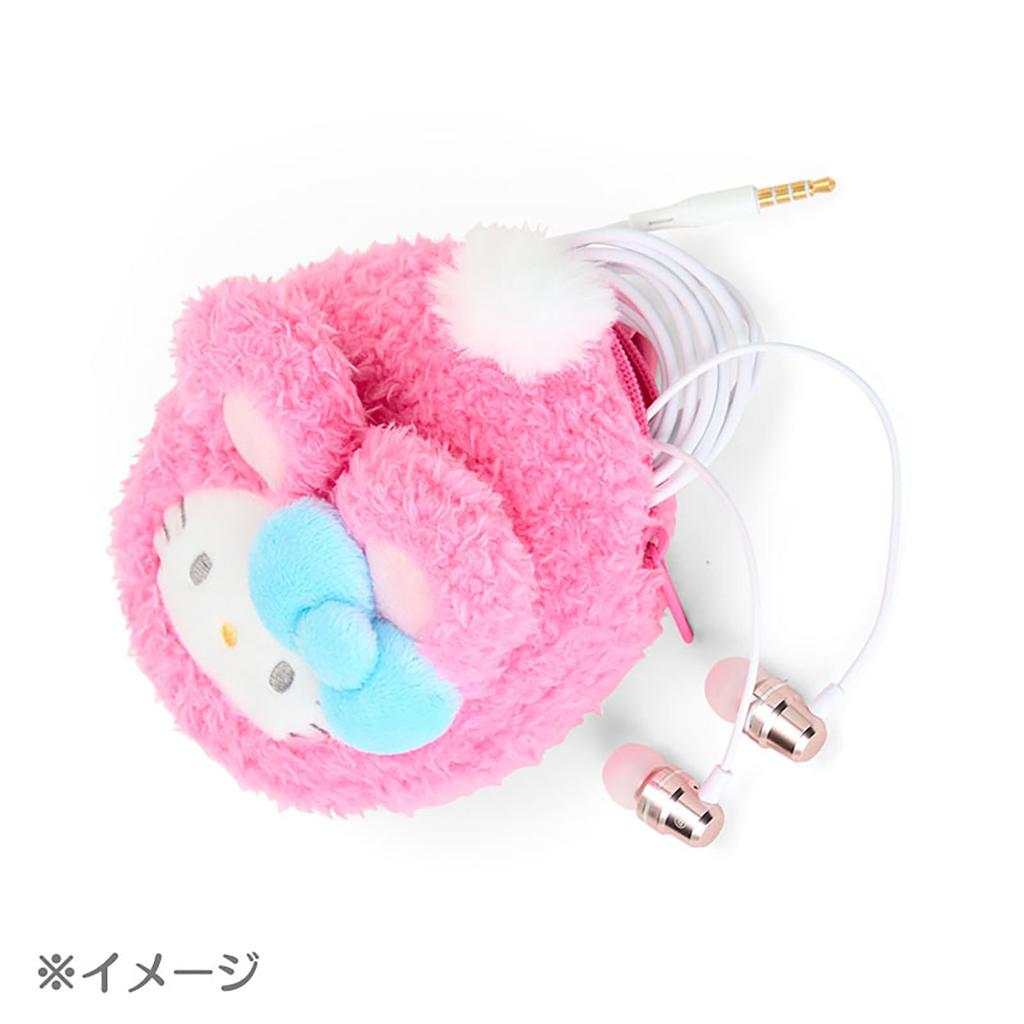 Mini Pouch Charm Bad Badtz Maru Accessory Case Makeup Pouch with Carabiner 295795 [Sanrio] (Spring Rabbit)