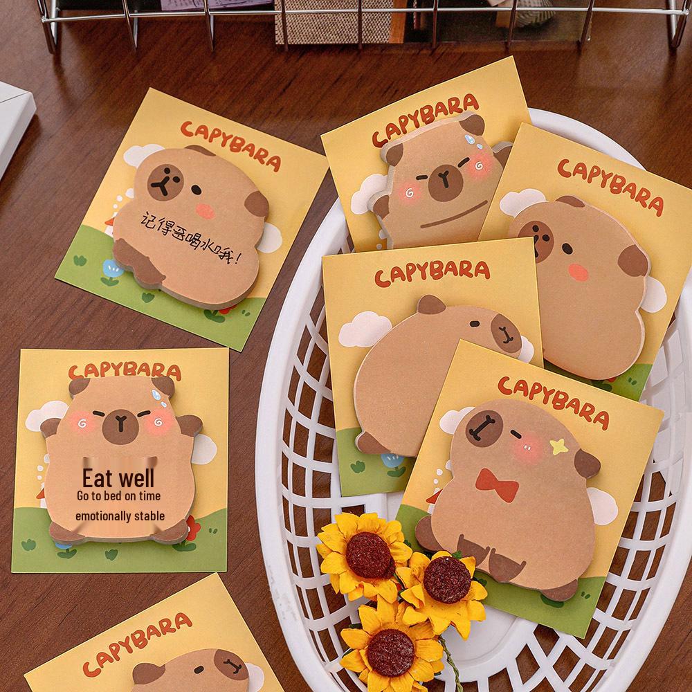 Capybara Alien Multifunctional Sticky Notes for Students
