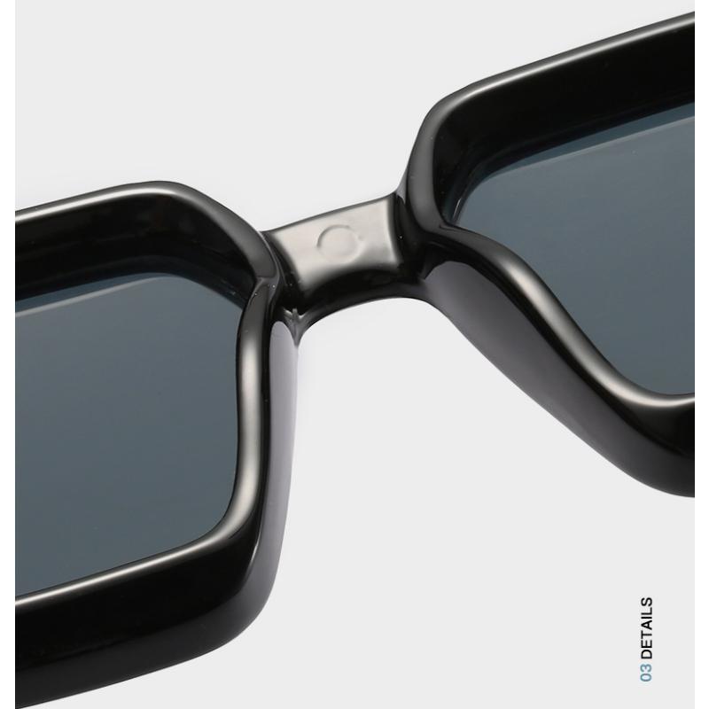 Man Brand Designer Fashion Mirror Sun Glasses Square Vintage Sunglasses Male Retro Black Outdoor Travel Mirror