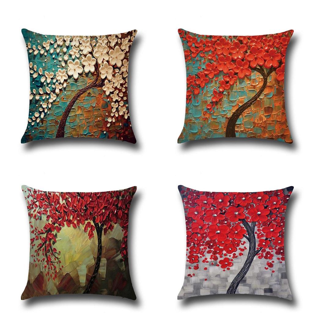 Modern 3d Flower Throw Pillowcase For Living Room Couch Bedside Home Accessory