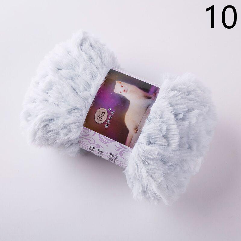 1 шт., 50 г, смешанная пряжа, норковый флис, не скатывается, пряжа для ручного вязания для свитера, шарфа, рукоделия своими руками