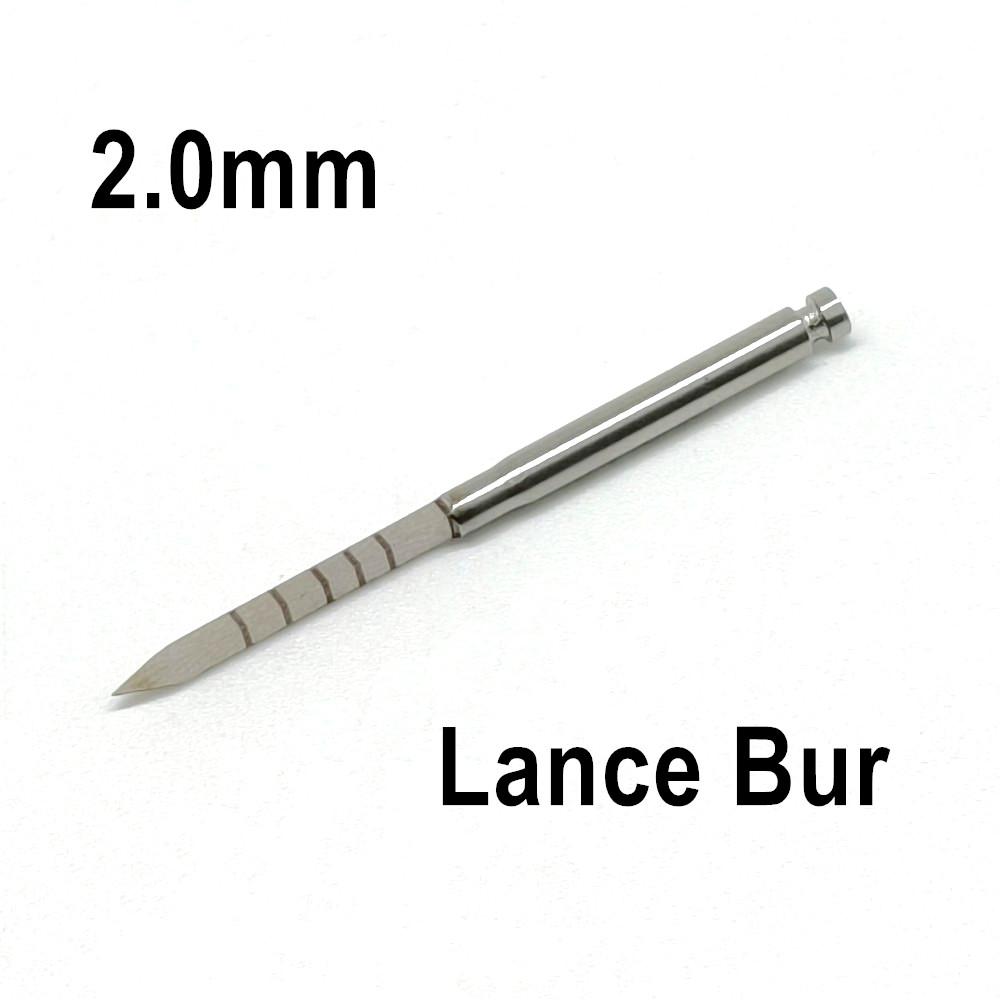 Лопата для зубных имплантатов, пилотная маркировочная копья, хирургическая дрель, инструменты для стоматолога 1,5 мм + 1,2 мм