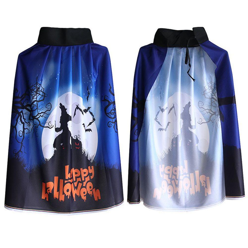 Party Pumpkin Costume Ghost Cosplay Wizard Terrifying Clothing Children's Cloak Halloween Cloak