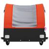 Bicycle Trailer Black and Orange 30 kg Steel