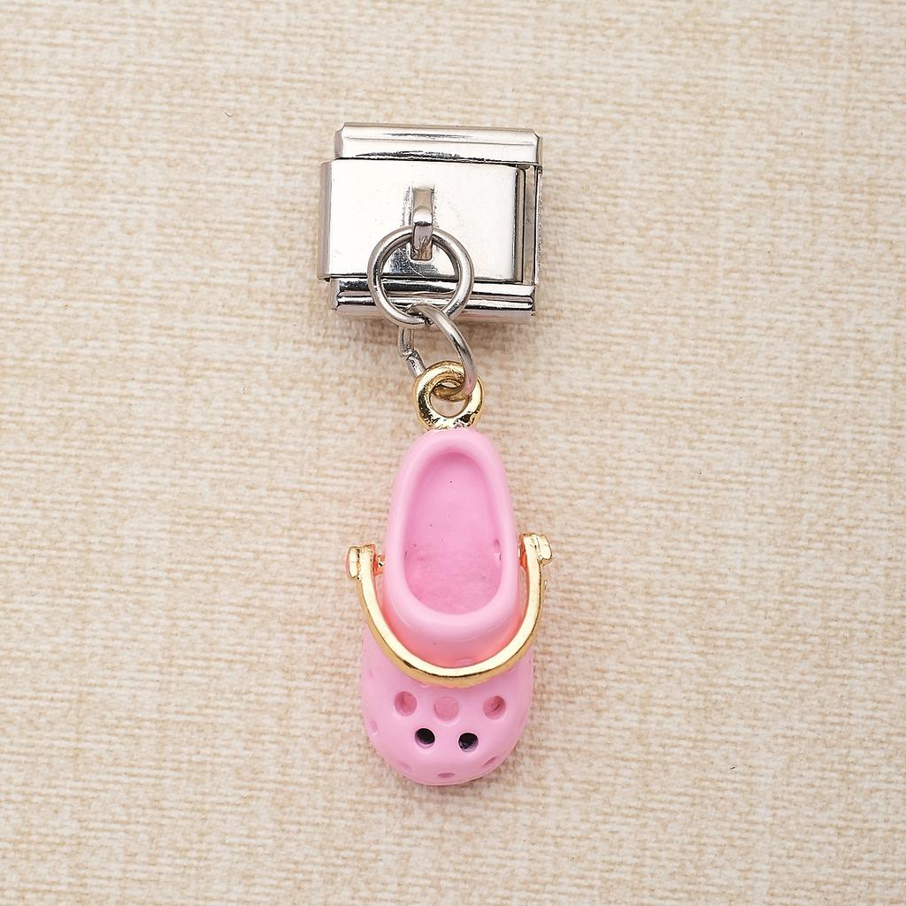 Kawaii Mini Food Daily Item Enamel Drop Charms Silver Base Detachable Pendants Custom Splicing Italian Modular Watch BandJewelry