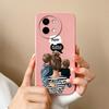 Для Vivo Y28 Y38 Y03 T3x Y200i 5G чехол матовый силиконовый модный крутой девчачий высококачественный чехол для задней панели протектор экрана противоударные чехлы для телефонов чехол для Vivo