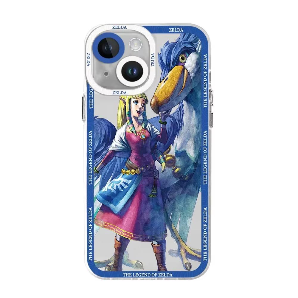 Чехол для телефона Игра The Legend of Zelda Для iPhone 16 15 14 13 12 11 Pro Max XS X XR 7 8 SE Линк Мифа