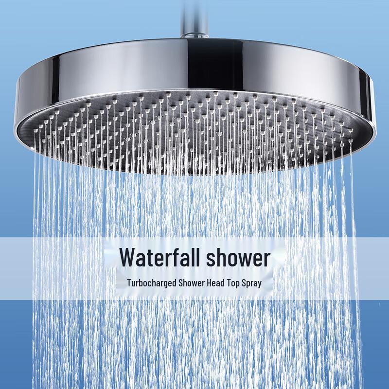 Larsd High-Pressure Water-Saving Round Shower Head