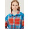 Benetton Check Jacquard Knit Cardigan Bakc56361 Bl