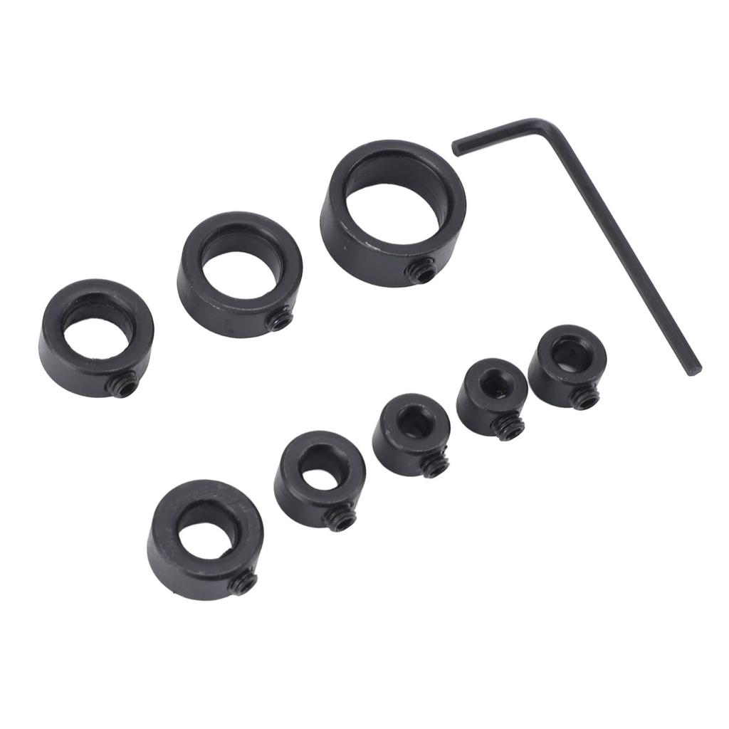 8 шт. кольцо-ограничитель глубины сверла от 3 до 16 мм из углеродистой стали для сверления по дереву