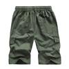 Мужские летние модные повседневные свободные быстросохнущие шорты с принтом, пляжные брюки