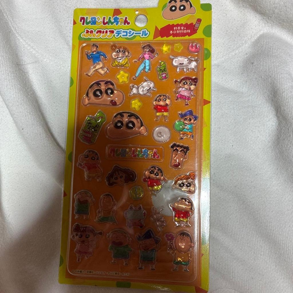 Used Crayon Shin-chan plump deco sticker