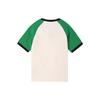 Adidas Originals Adicolor 70s Vintage Series Colorblock V-Neck Pullover Short Sleeve T-Shirt Women Tops White IK7885
