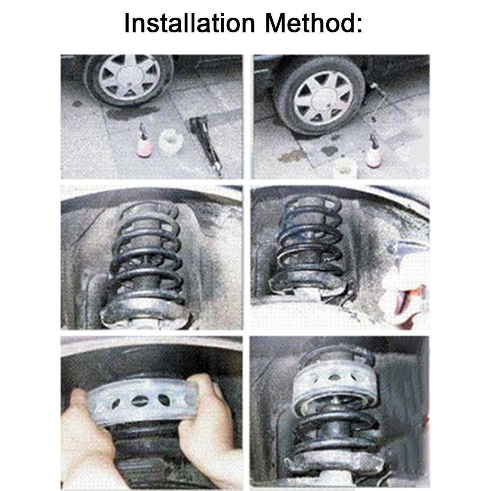 2 шт. прозрачный автомобильный амортизирующий буферный клей для пружинного зазора пружинный зазор 23/27 мм автомобильная амортизирующая резиновая прокладка