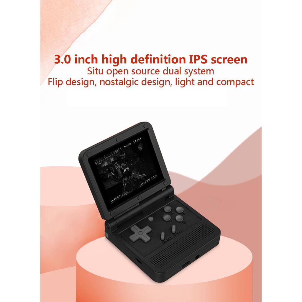 Портативная игровая складная консоль с 3-дюймовым IPS-экраном, открытая система, мини-игровая консоль со встроенными 1500 играми