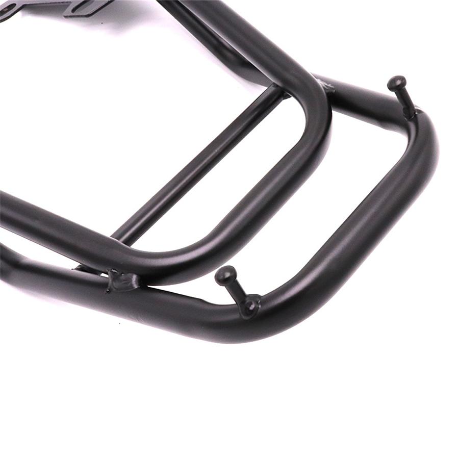 Black Motorcycle Tail Luggage Rack Tool Box Bag Mounting Bracket Seat Extension