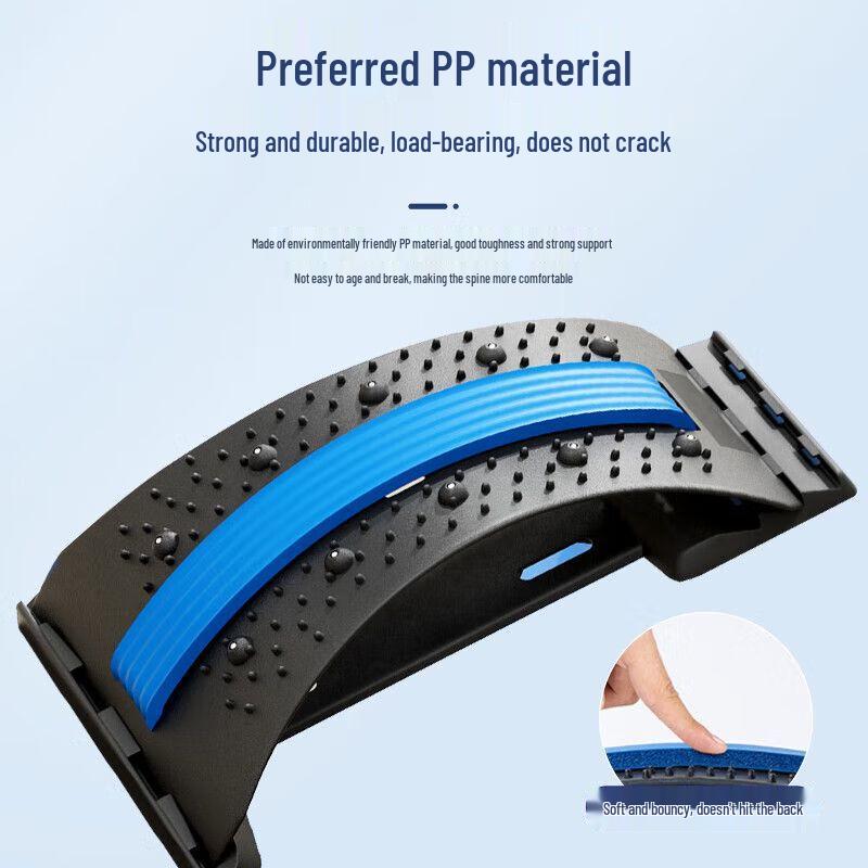 Adjustable Lumbar Back Stretcher & Massager