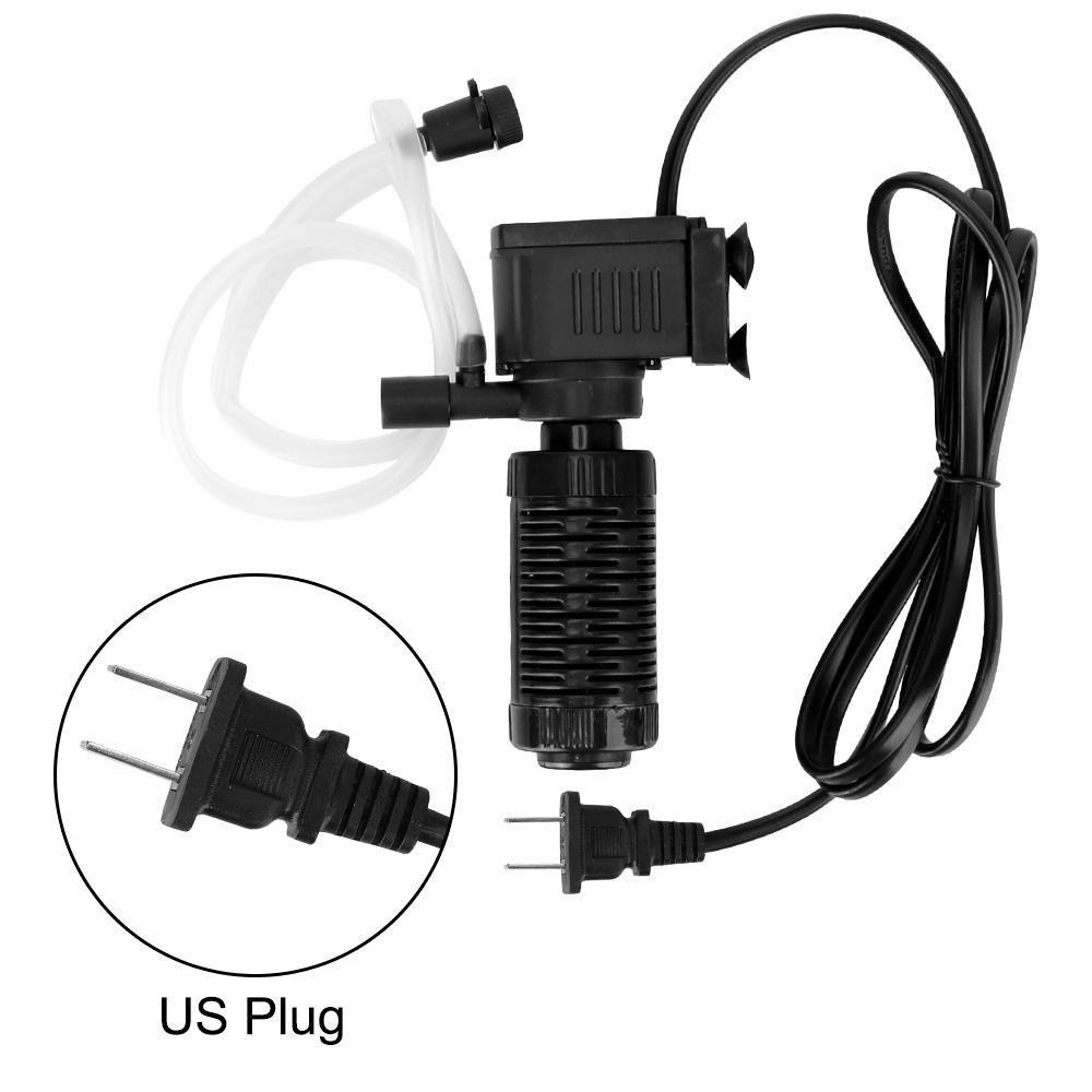 Fish Tank Accessories Mini Fish Tank Filter 3 In 1 Filter Oxygenation Submersible Filtration for Aquarium Fish Tank Water Purifier