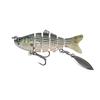 6-Section Jointed Fishing Lure With Flashing Foil Sea Freshwater Bass Pike