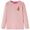 Children's Long-sleeved T-shirt Squirrel Design 2 Colors Available 92-104-116-128-140