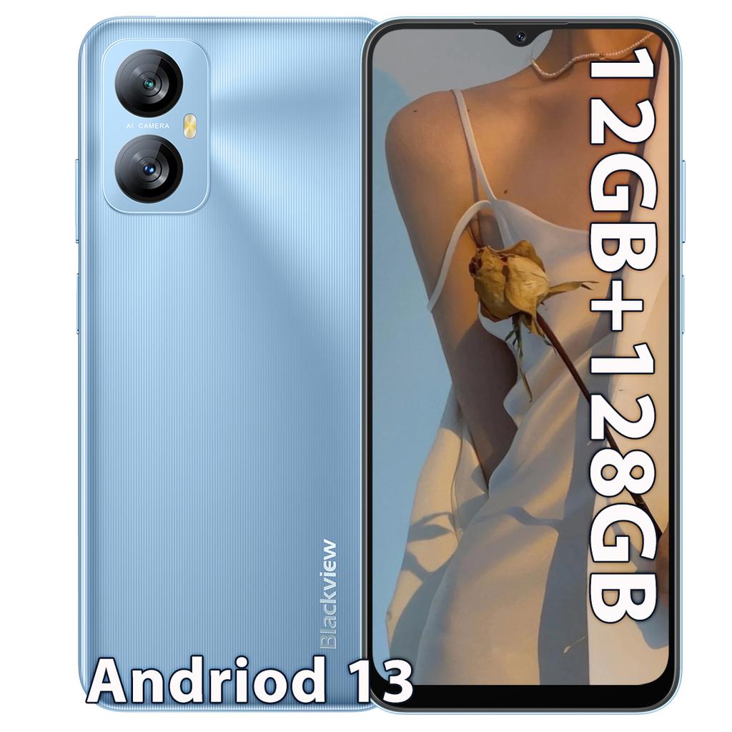Blackview A52 Pro New Smartphone 4GB 128GB 6.5 Inch Android 13 Cellphone 5180mAh Dual 4G 13MP Rear Cameras Mobile Phone