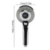 Temperature Sensor Colorful LED Shower Head Handheld Luminous Shower Sprayers  Home