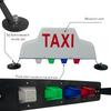 New 12V DC Roof Waterproof Top Sign Cab Lamp Light Signal Lamp Roof Top Sign Strong Magnetic LED Color 21W TAXI Light Universal