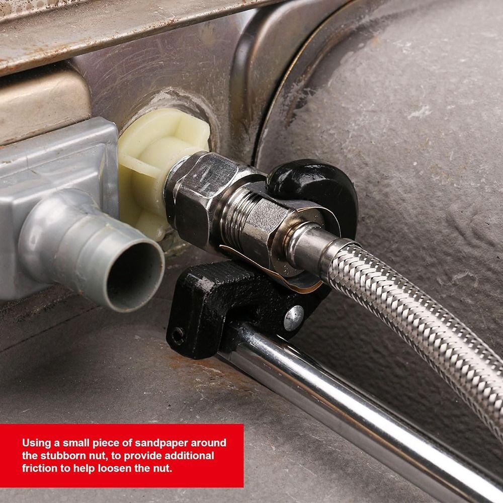 Adjustable Basin Wrench Multi-functional Faucet Wrench Portable Tap Nut Spanner