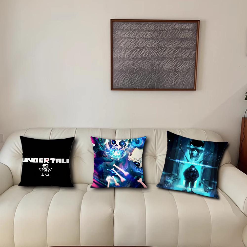 Крутая игровая наволочка Undertale Sans для спальни, автомобиля, кофейни, комнаты и гостиной, декоративная наволочка для дивана