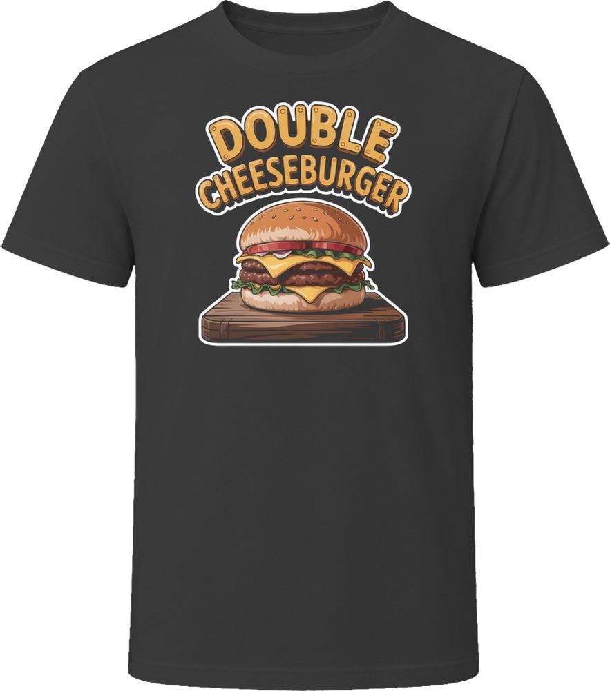 Double Cheeseburger Comfort Favourite Food T Shirt