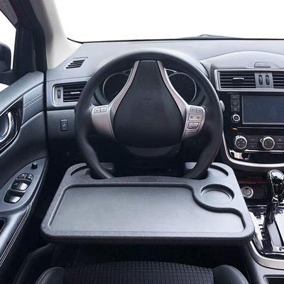 Автомобильный столик-поднос на руль для еды, напитков, ноутбука 2 в 1