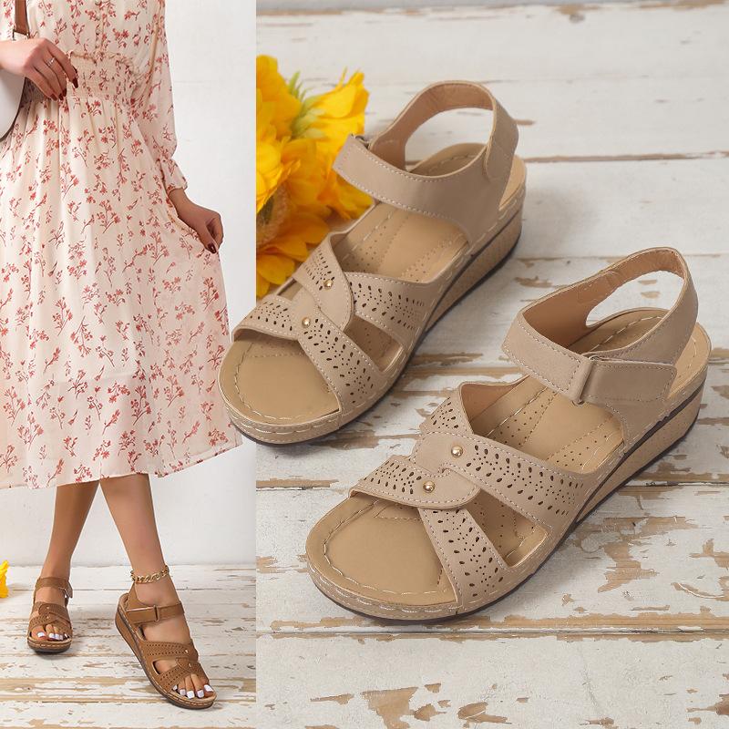 Women Sandals Heels Sandals Wedge Heeled Sandals Summer Shoes For Women Platform Wedges Shoes Female