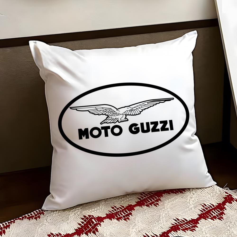 MMoto GGuzzi Cushion Cover Reversible Soft Durable Pillow Cover Home Car MultiScene Use for Daily Comfort