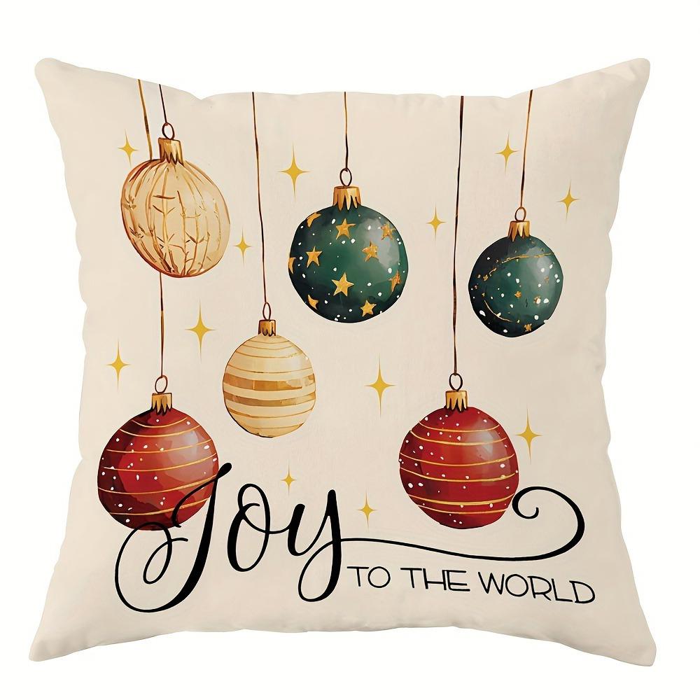 Рождественская наволочка «Щелкунчик» Подарок на Новый год Чехол для диванной подушки Украшение для дома Застежка-молния Открывающаяся и закрывающаяся