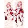 Аниме Genshin Impact Inazuma Yae Miko Dakimakura Наволочка Otaku Waifu Peachskin Fullbody Throw Наволочка Косплей Подарок