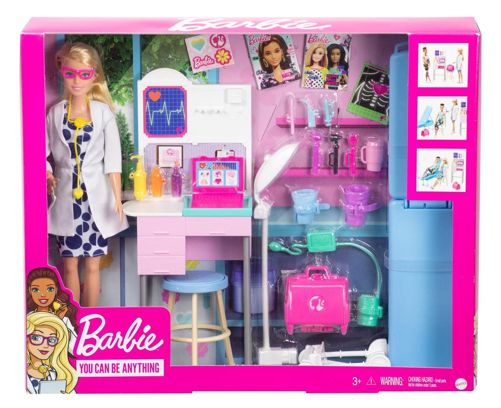 Barbie Barbie at Set with Lots of Examination Tools GWV01 Work! Doctor's [Ages 3+]