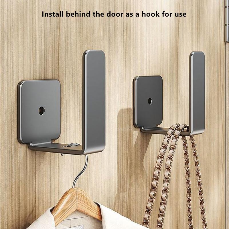 2/4/6Pcs Wall Mount Router Power Strip Holder No Drill Router Placement Rack Optical Modem Set-Top Box Bracket Storage Hook