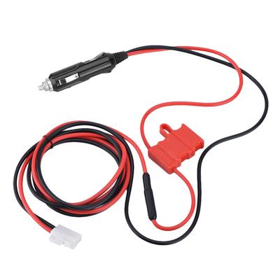 12 В постоянного тока шнур питания кабель прикуривателя с двойным предохранителем для мобильного радио