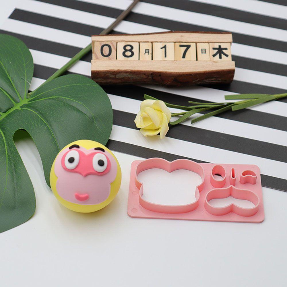 Plastic Cooking Supplementary Pasta Mould Set Food Moulds Cute Cartoon Dough Steamed Buns