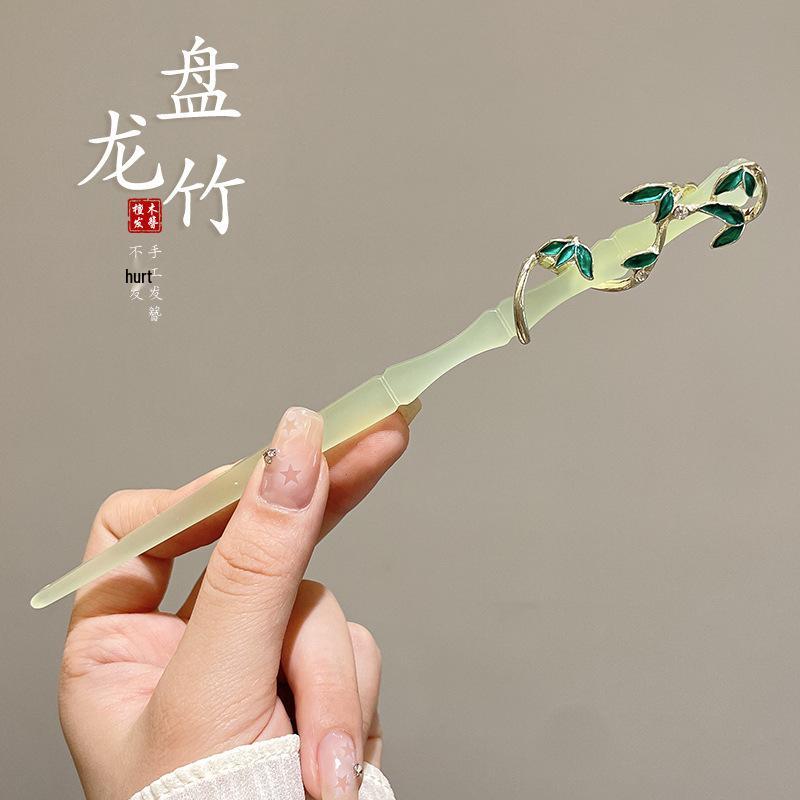 High-End Retro Chinese Tassel Hairpin for Women - Versatile Alloy Hair Clip for Elegant Updos