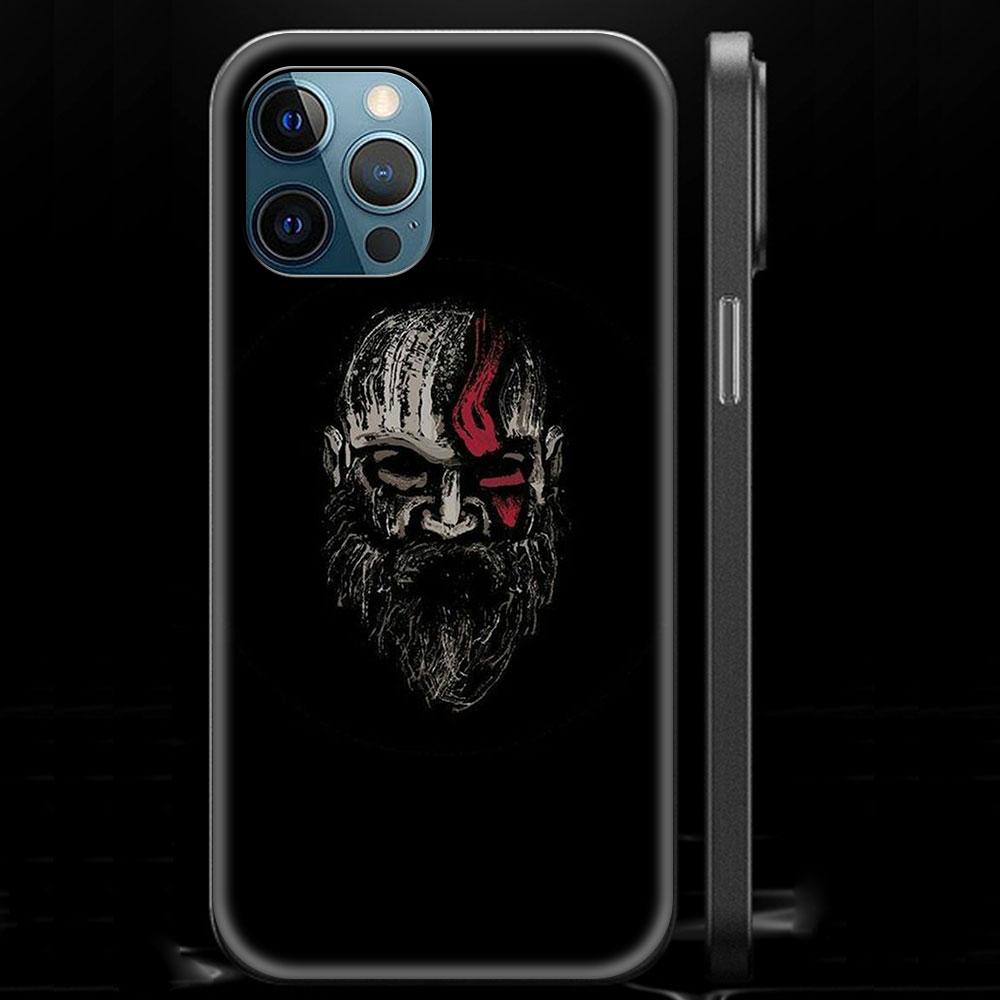 Knights Templar Luxury Phone Case For iPhone 13 14 12 11 Pro MAX XR X SE XS 7 8 Plus Soft Silicone Black Matte Cover Fundas