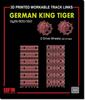 Модель Ryfield King Tiger Series Тип Подвижное колесо 3D-принтер Пластиковые детали модели RFM3033 1/35 Gg26/800/300 Трек/Старт (танк)
