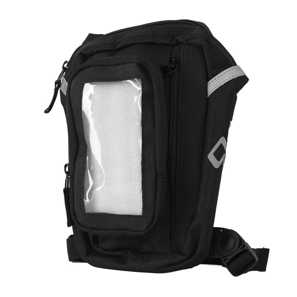 Велосипедная сумка для ног, водонепроницаемая, большой емкости, съемный карман для телефона с сенсорным экраном, поясная сумка для езды