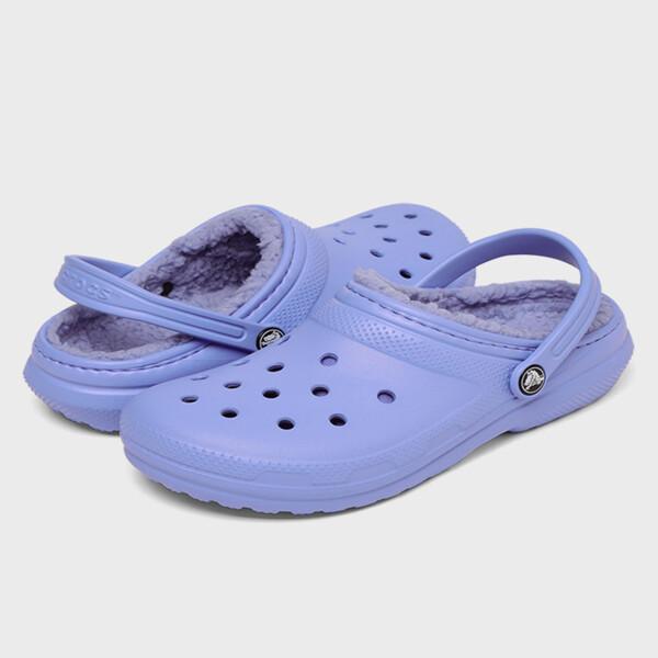 Crocs Детские Взрослые Классические Сабо На Подкладке Меховые Домашние Туфли K 207010 5py