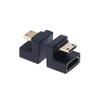 HDMI-совместимый адаптер U-образный L-конвертер с углом поворота 360 градусов Mini HD переходник HDMI-папа
